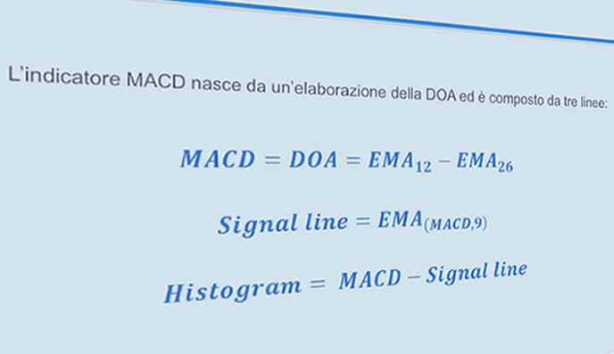 Formula per calcolare il MACD